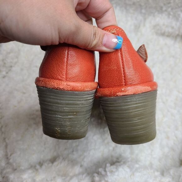 Fly London Ankle Strap Wedge Sandals sz 37 - Picture 10 of 10